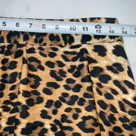 Zara Animal Print Peplum Pencil Skirt - Picture 5 of 8